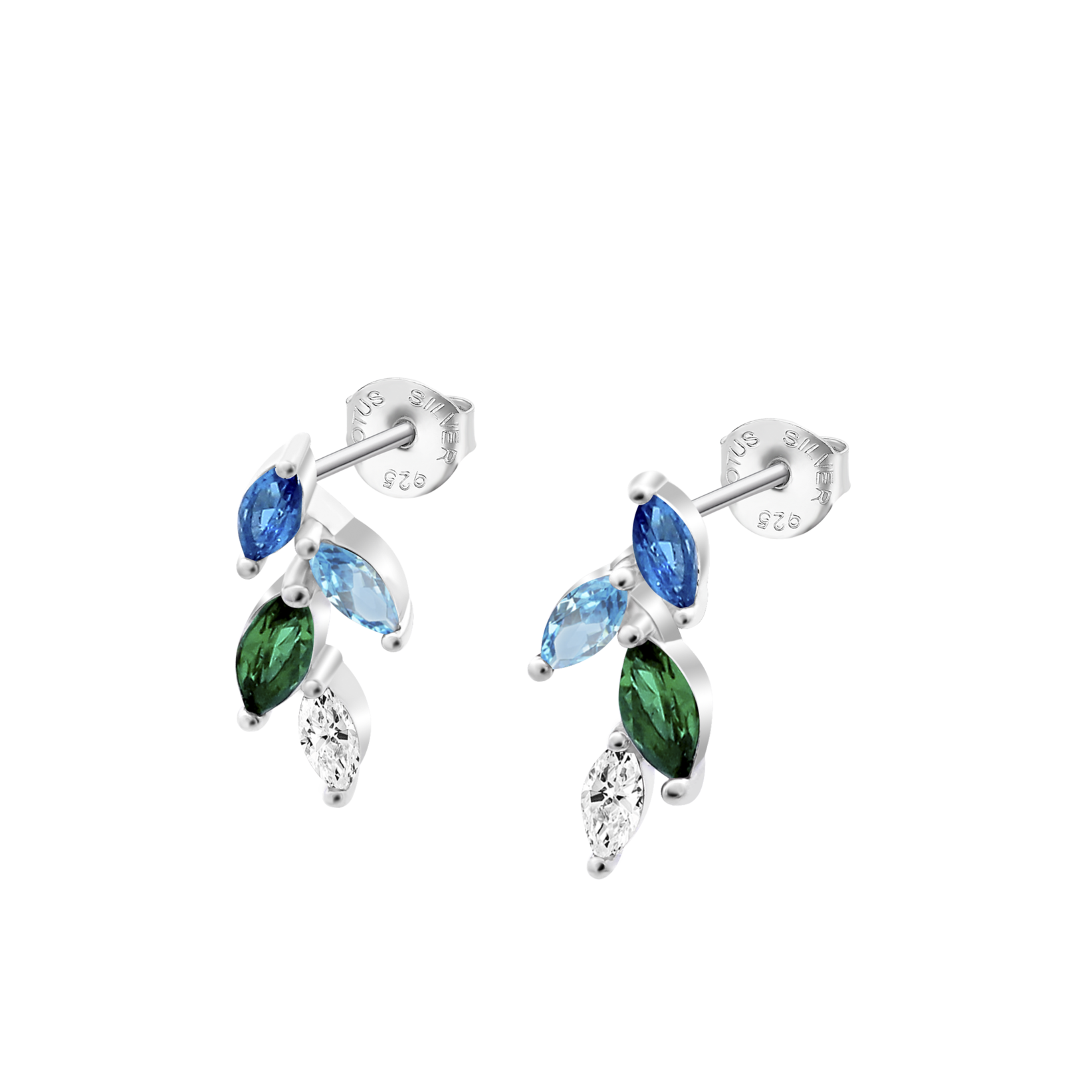 Brincos natureza lotus silver lp3582-4/2 prata, mulher_PRODUCT