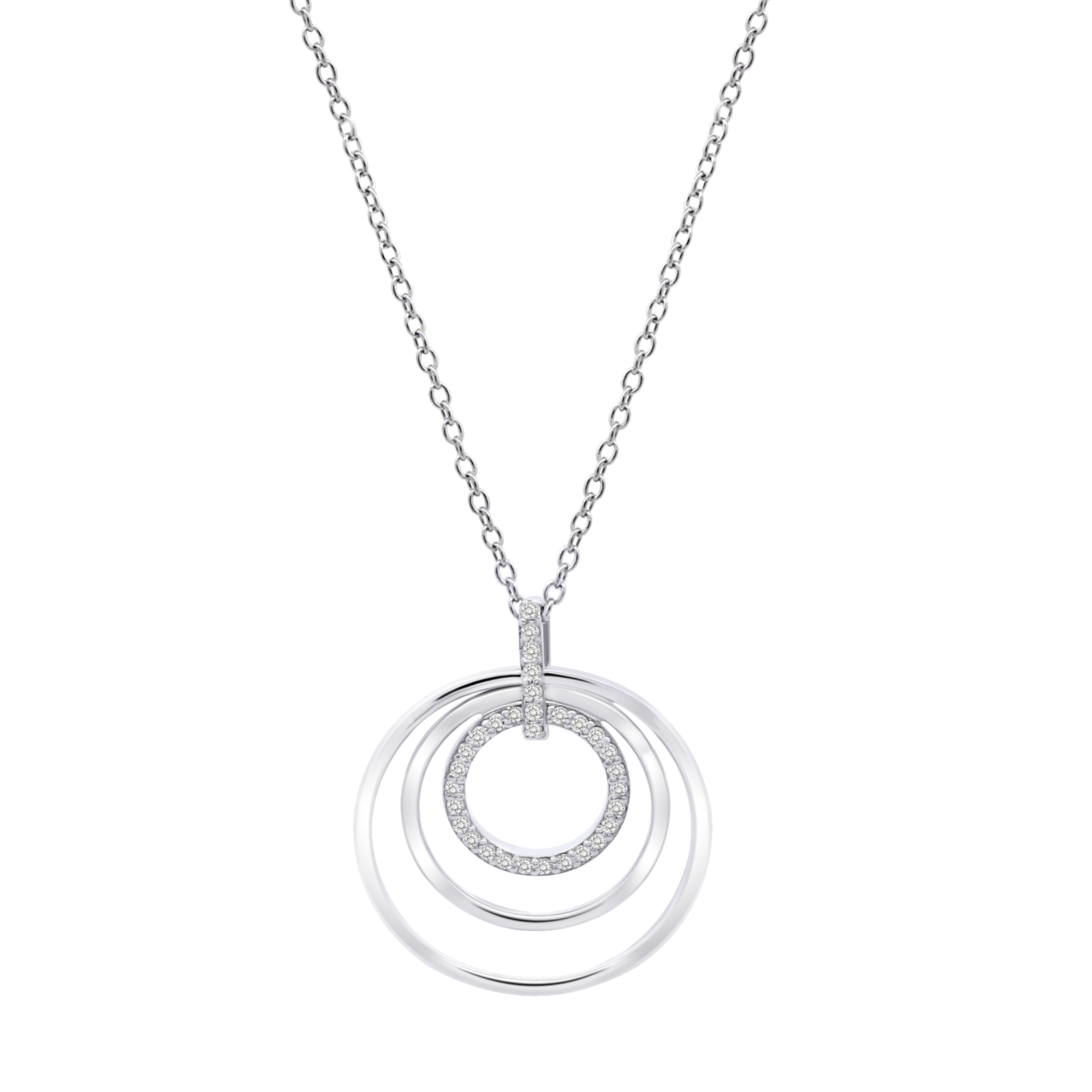 Colar lotus silver lp3584-1/1 prata, mulher_PRODUCT