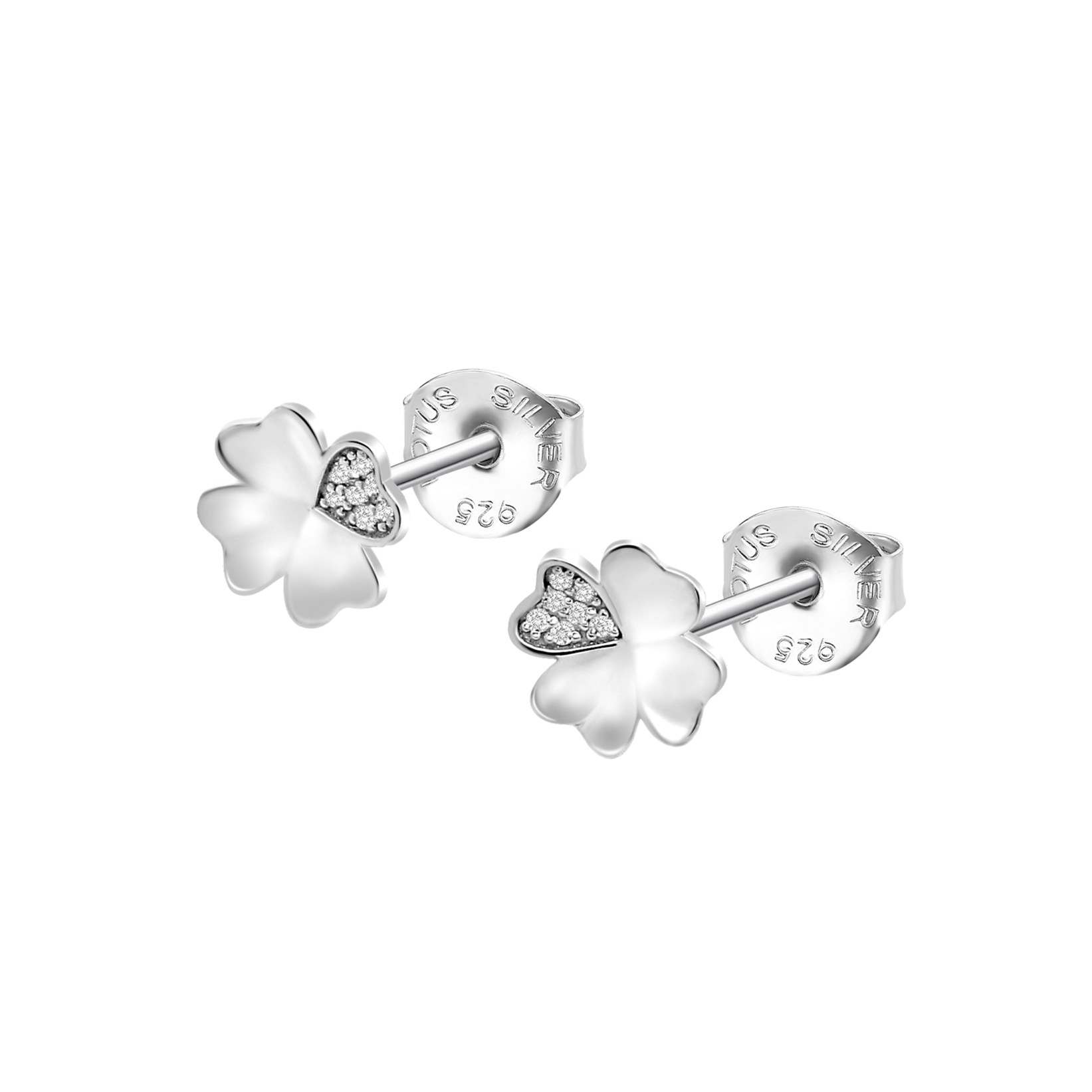 Brincos trevo lotus silver lp3599-4/1 prata, mulher_PRODUCT