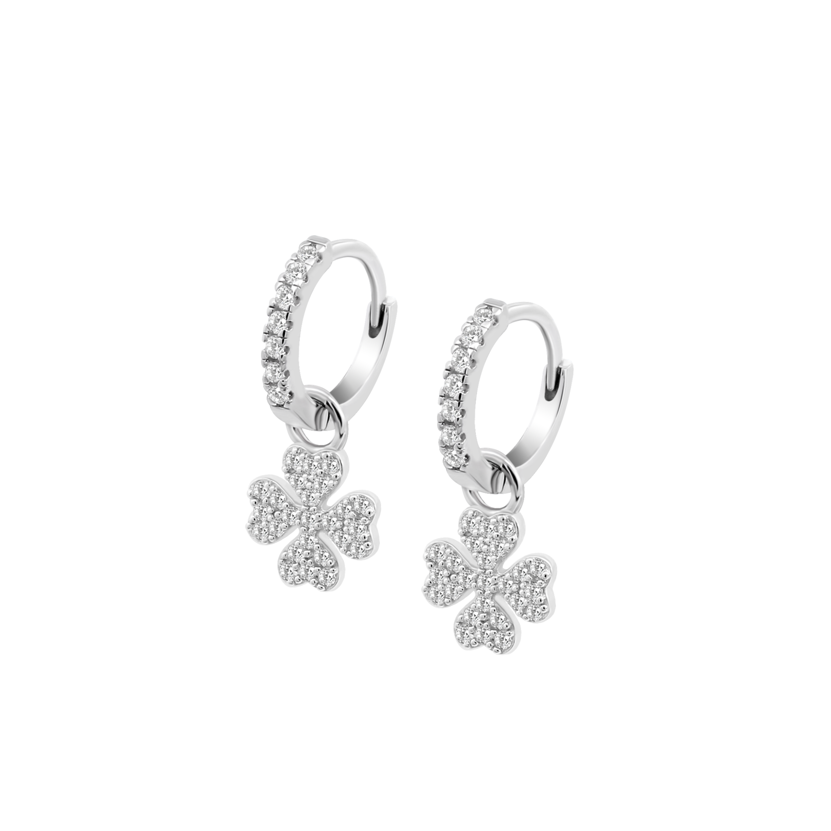 Brincos trevo lotus silver lp3629-4/1 prata, mulher_PRODUCT