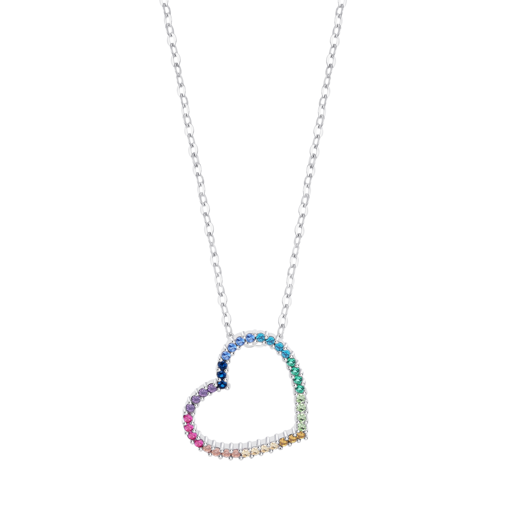 Colar coração lotus silver lp3670-1/2 prata, mulher_PRODUCT