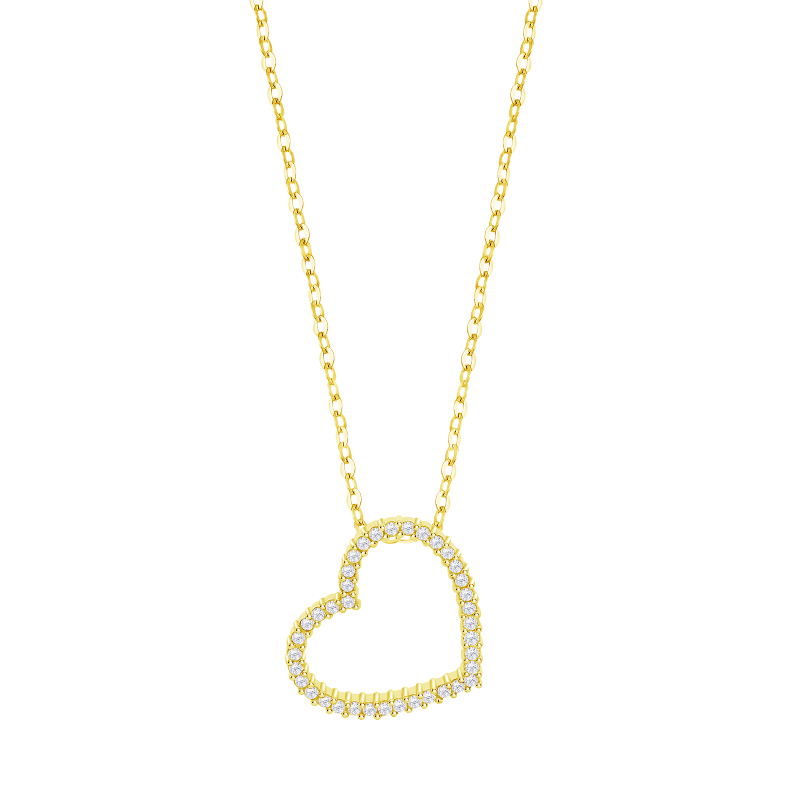 Colar coração lotus silver lp3670-1/3 prata, mulher_PRODUCT