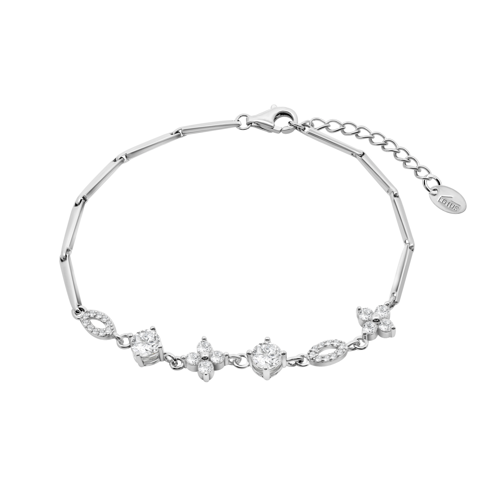 Pulseira flor lotus silver lp3675-2/1 prata, mulher_PRODUCT