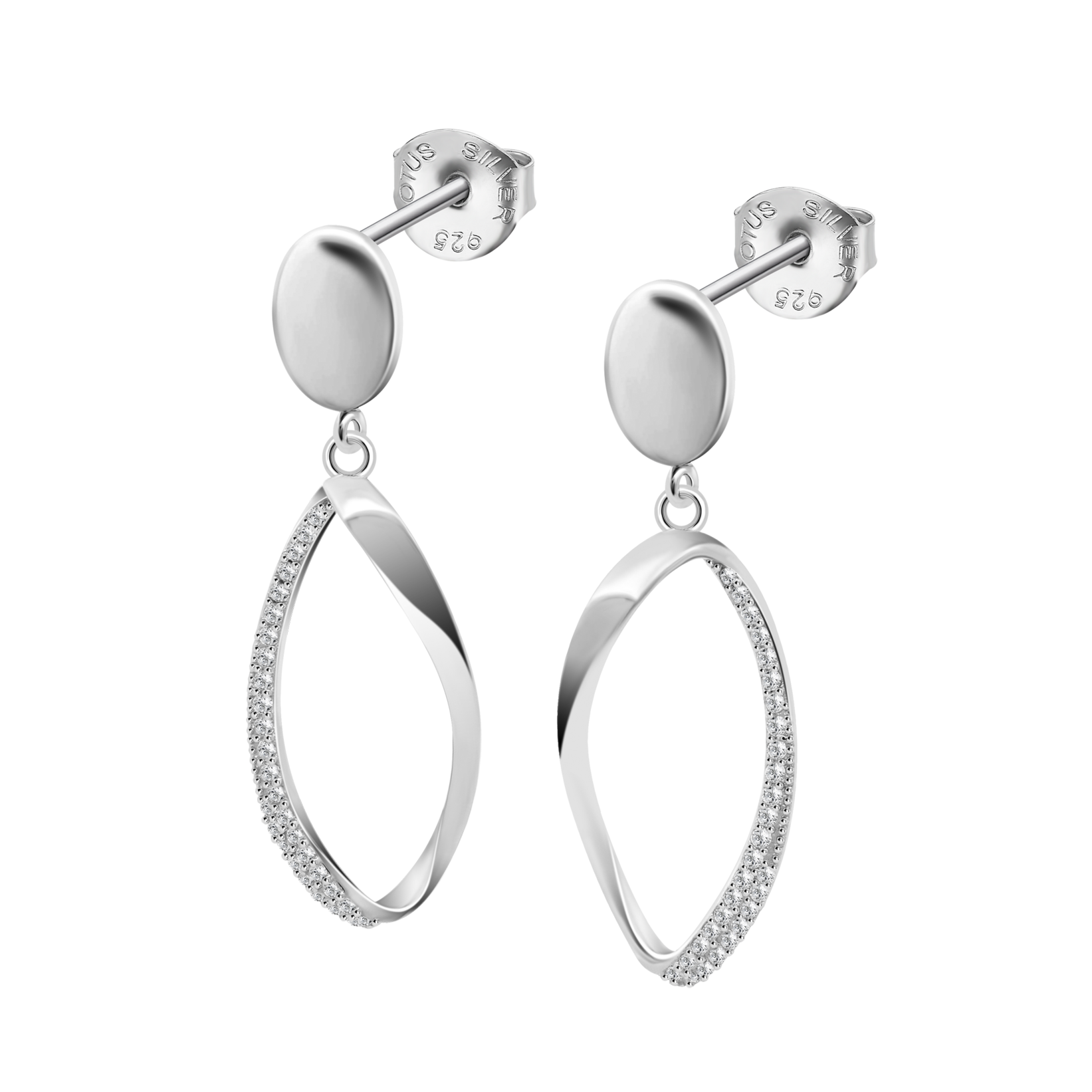 Brincos lotus silver lp3689-4/1 prata, mulher_PRODUCT