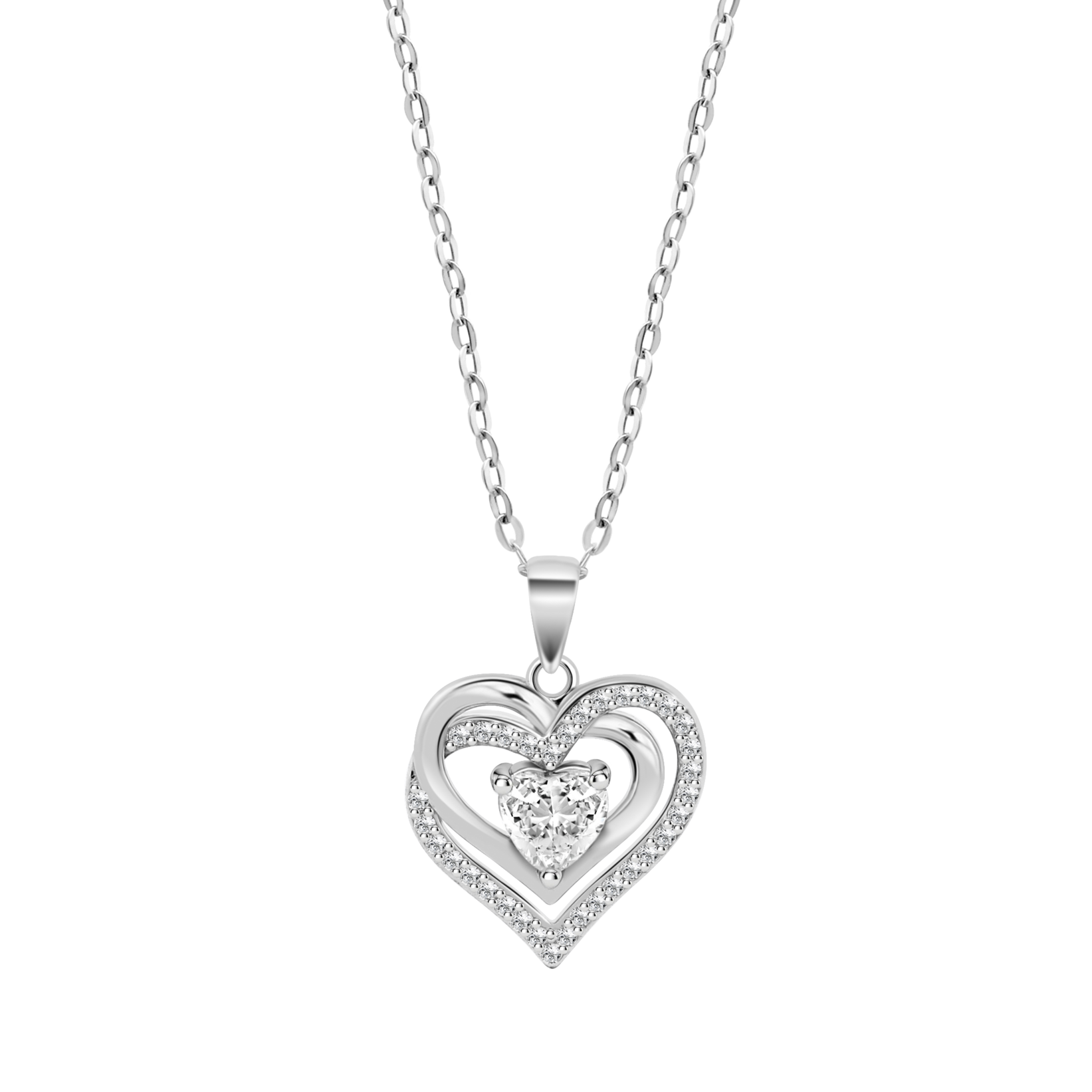 Colar coração lotus silver lp3706-1/1 prata, mulher_PRODUCT