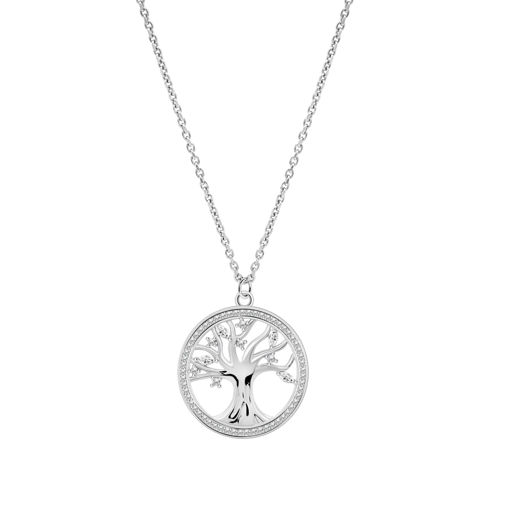 Colar árvore da vida lotus silver lp3708-1/1 prata, mulher_PRODUCT