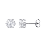 Brincos solitário lotus silver lp3716-4/2 prata, mulher_PRODUCT