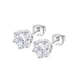 Brincos solitário lotus silver lp3716-4/2 prata, mulher_PRODUCT