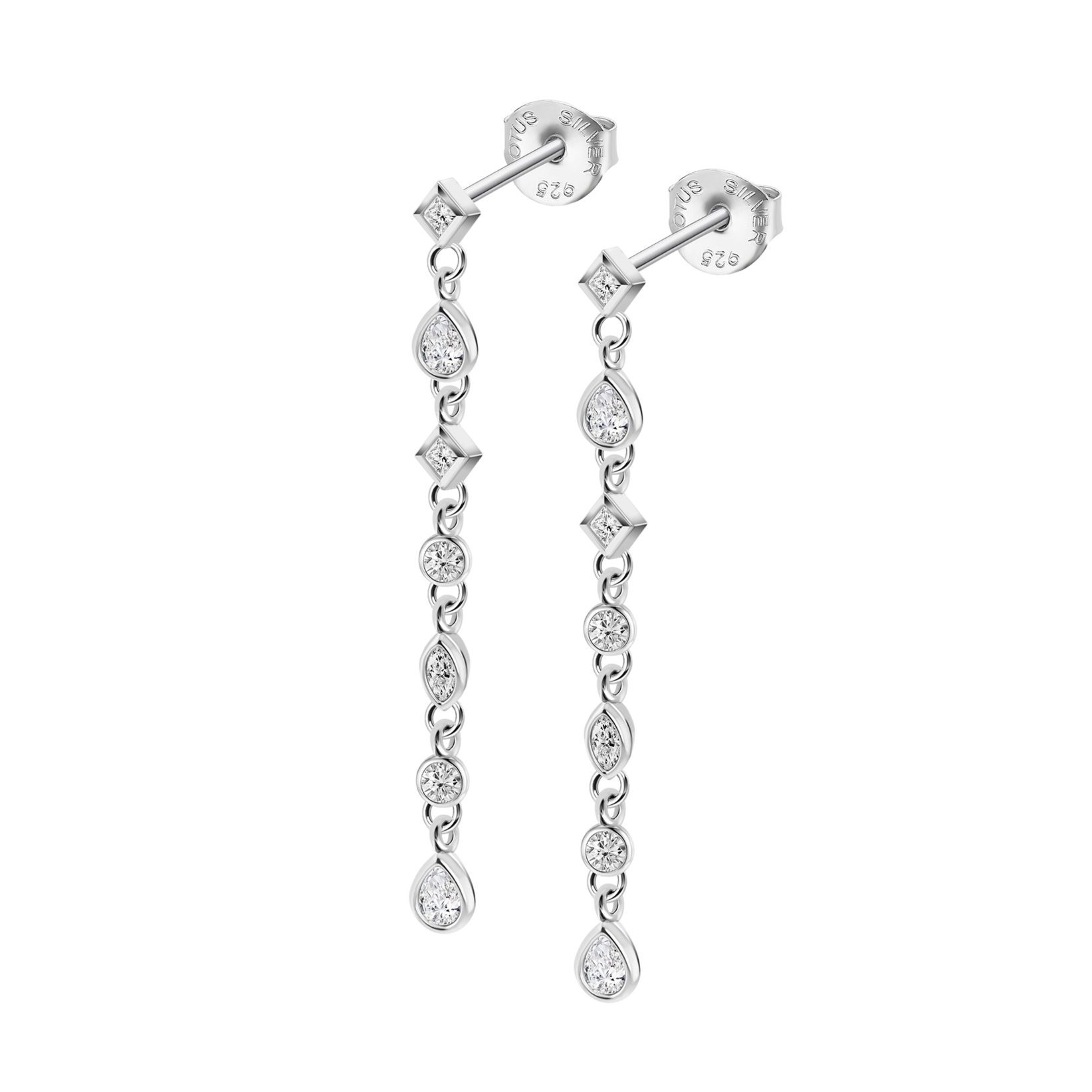 Brincos lotus silver lp3734-4/1 prata, mulher_PRODUCT