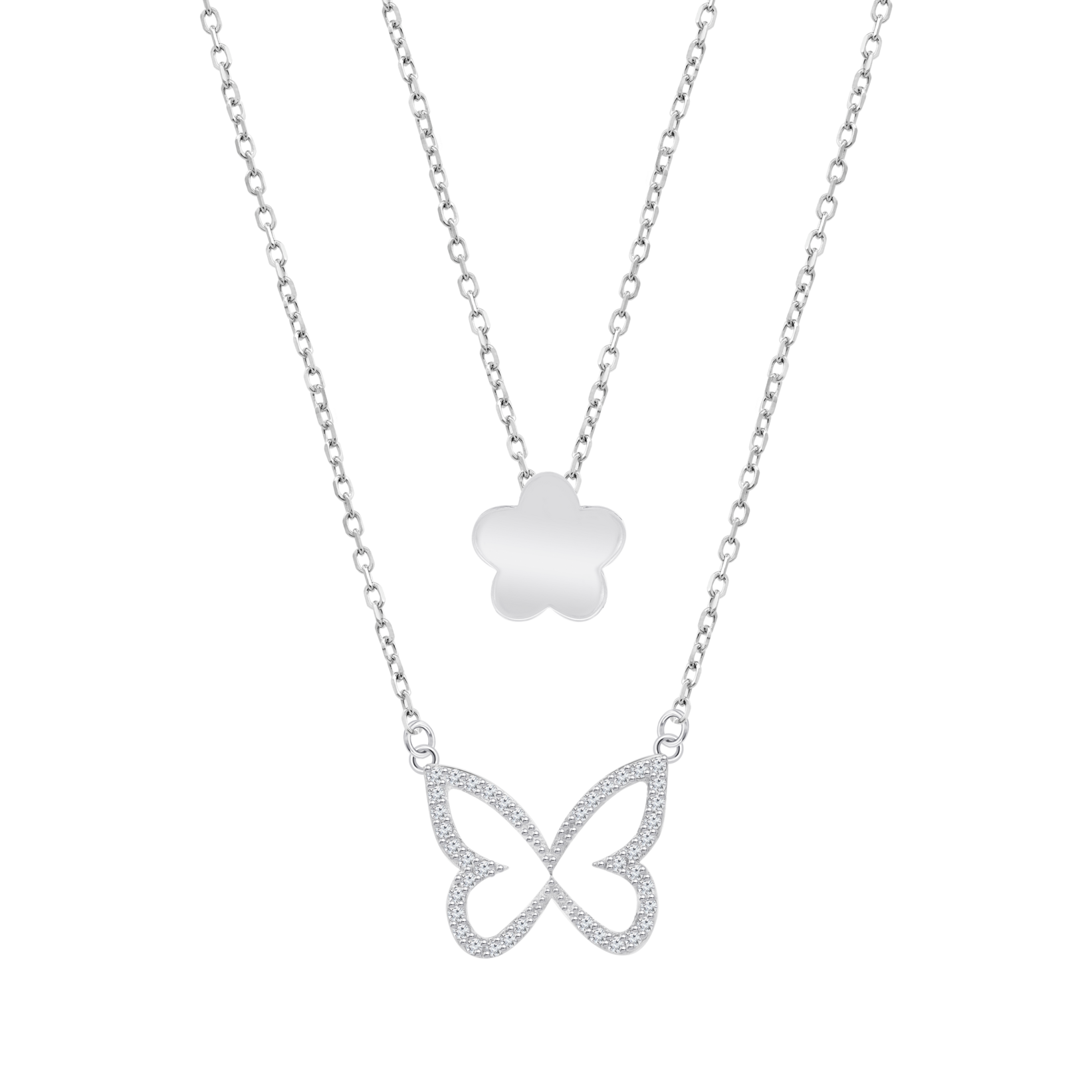 Colar lotus silver lp3825-1/1 prata, mulher_PRODUCT