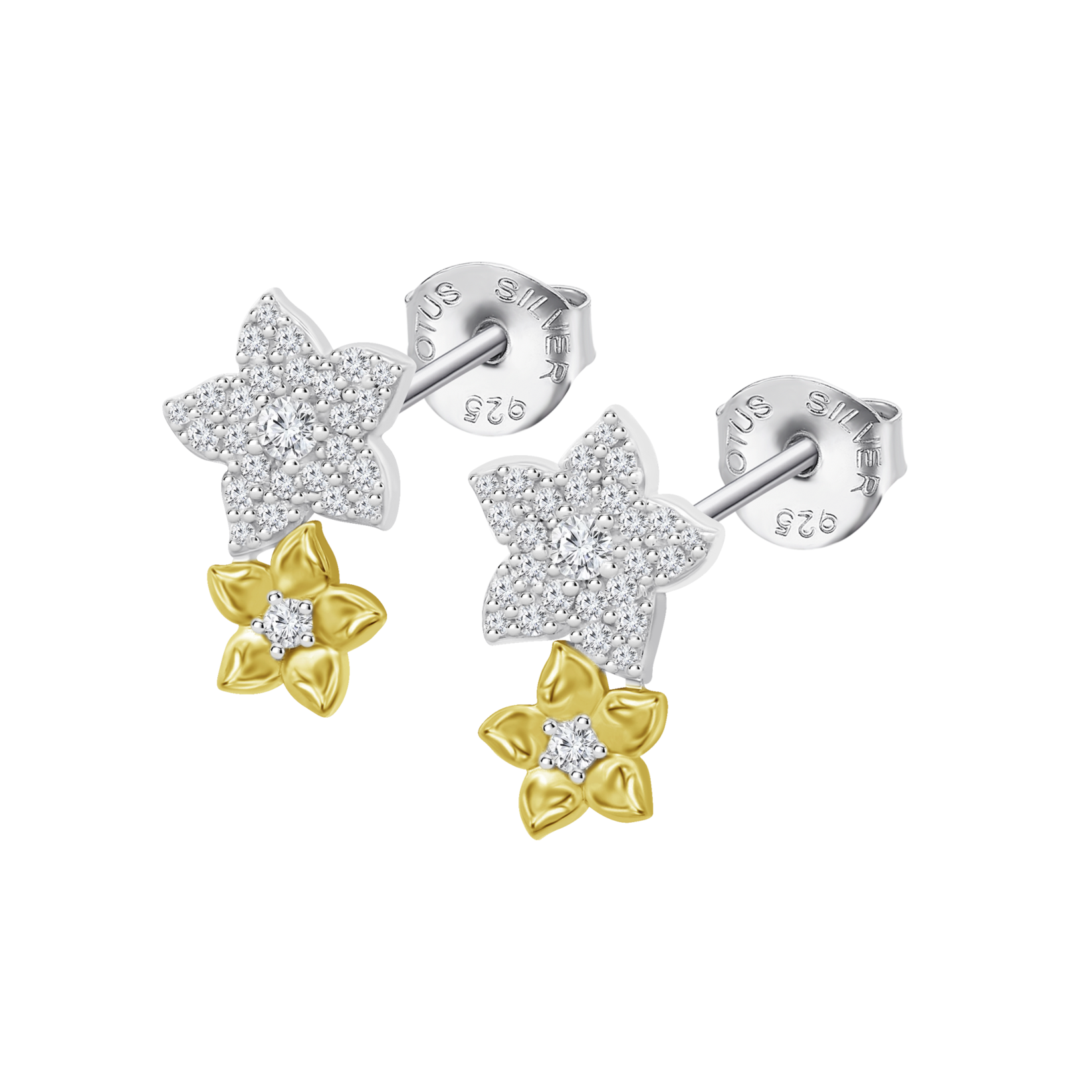 Brincos lotus silver trendy lp3836-4/2 prata, mulher_PRODUCT