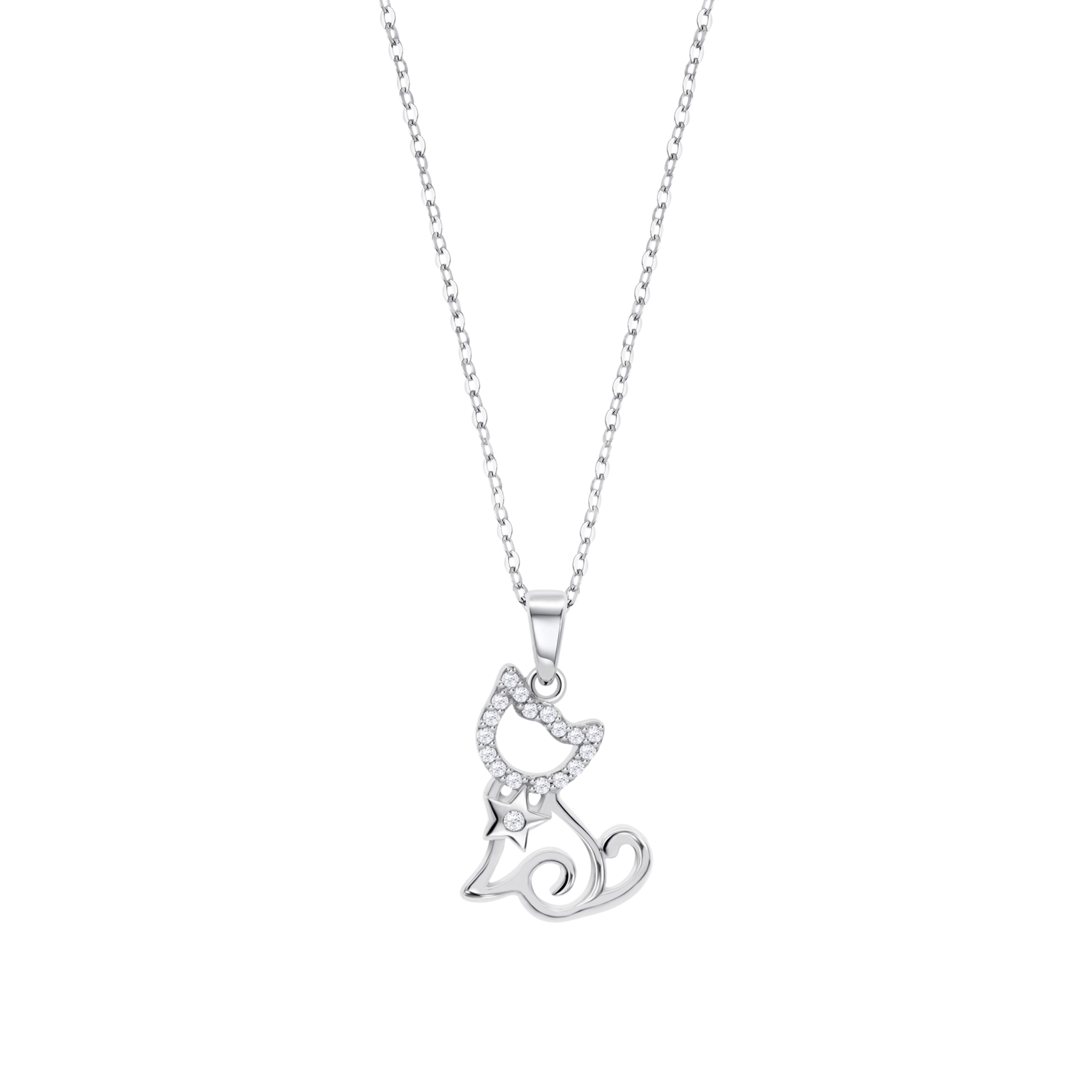 Colar animal lotus silver lp3873-1/1 prata, mulher_PRODUCT