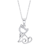 Colar animal lotus silver lp3873-1/1 prata, mulher_PRODUCT