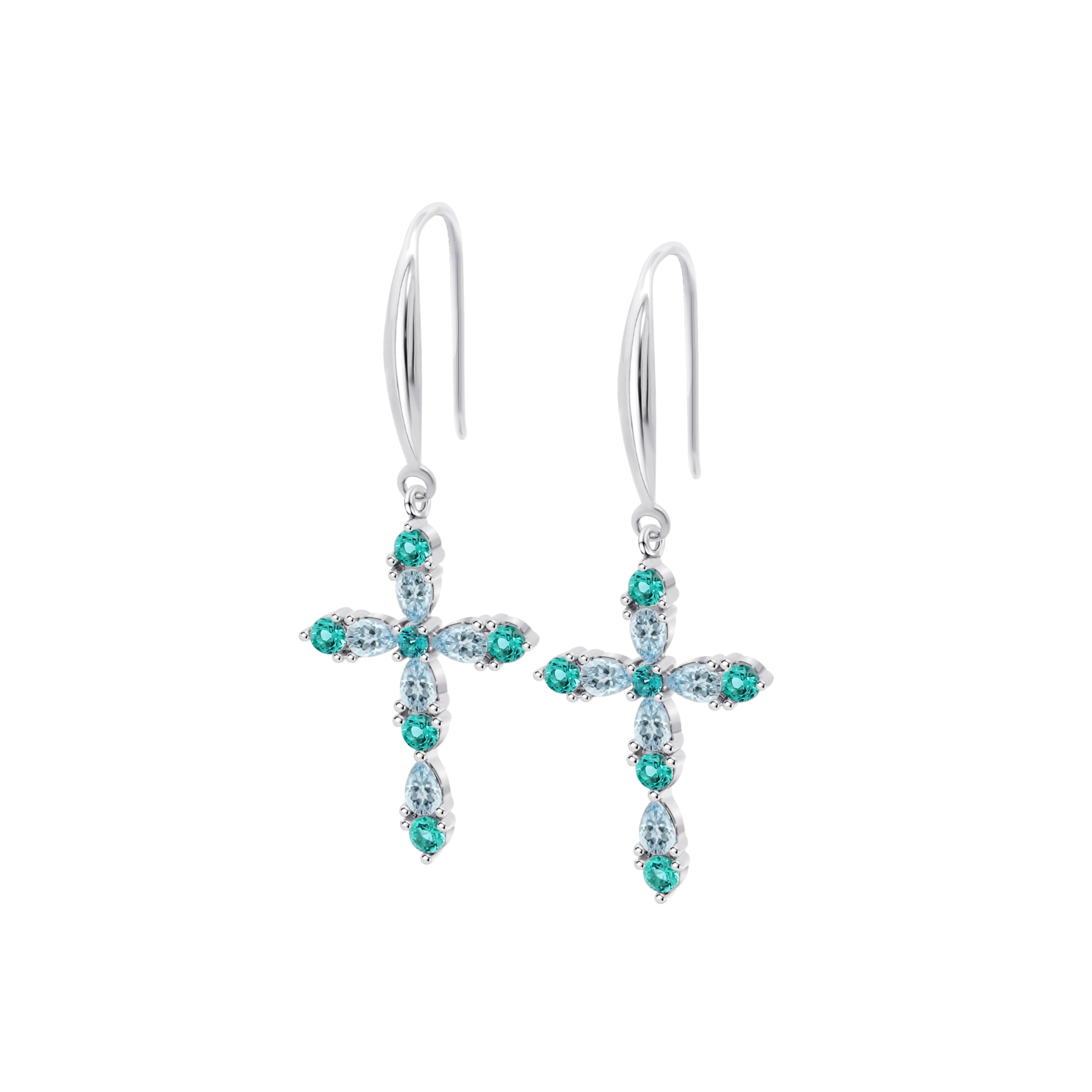 Brincos cruz lotus silver lp3915-4/2 prata, mulher_PRODUCT