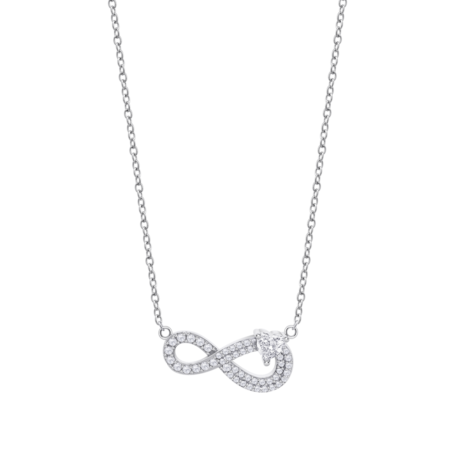 Colar infinito lotus silver lp3919-1/1 prata, mulher_PRODUCT