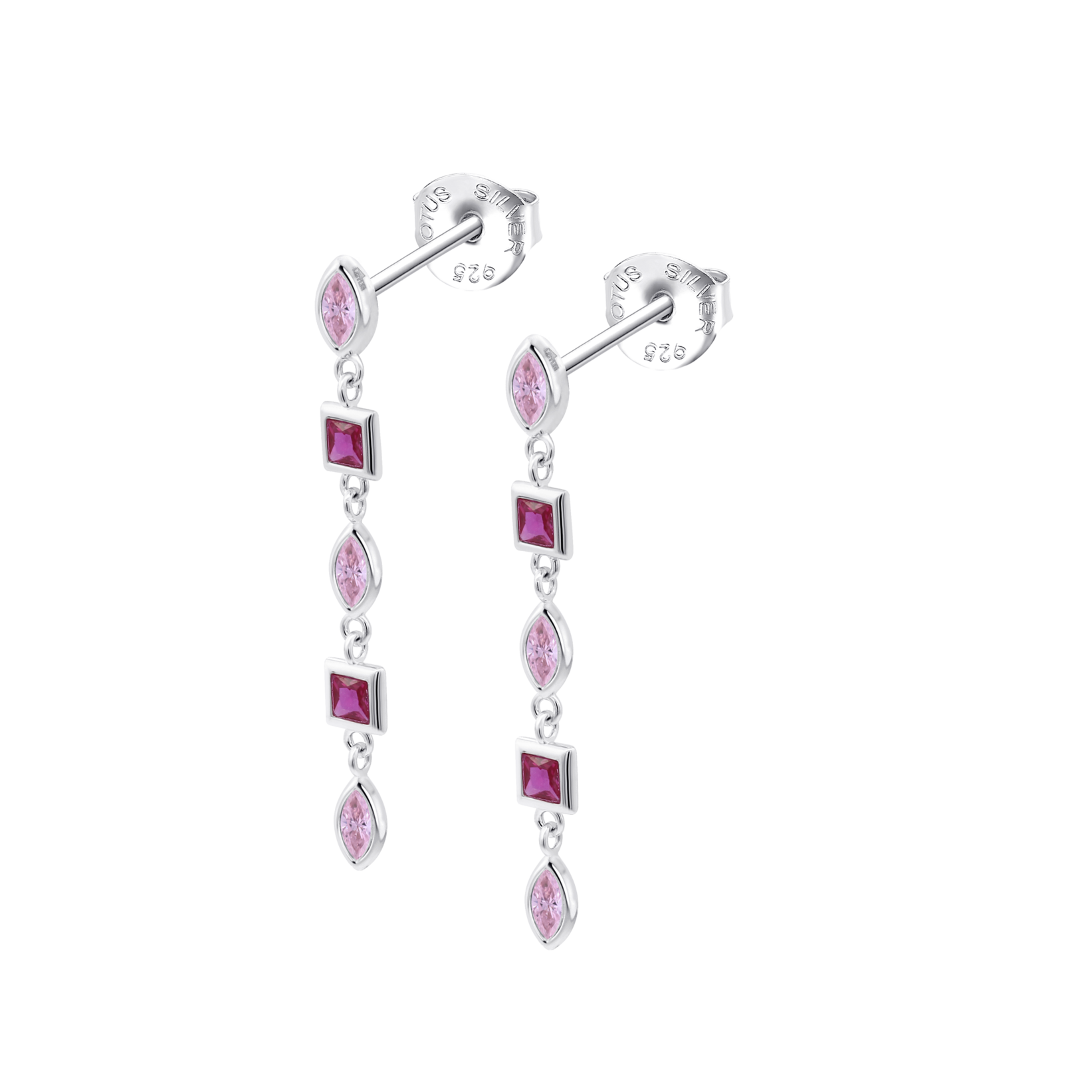 Brincos fantasia lotus silver glam lp3934-4/3 prata, mulher_PRODUCT