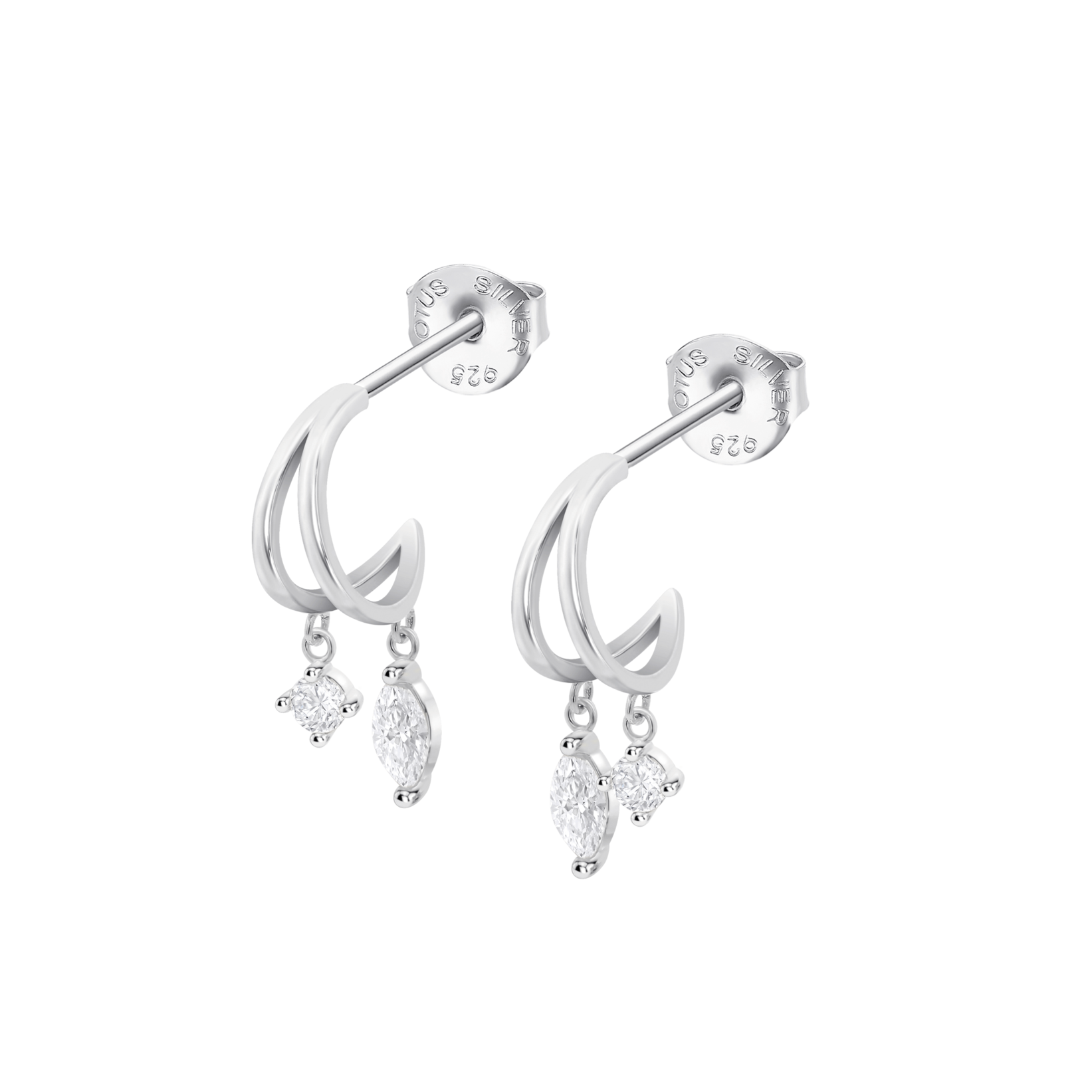 Brincos lotus silver trendy lp3935-4/1 prata, mulher_PRODUCT