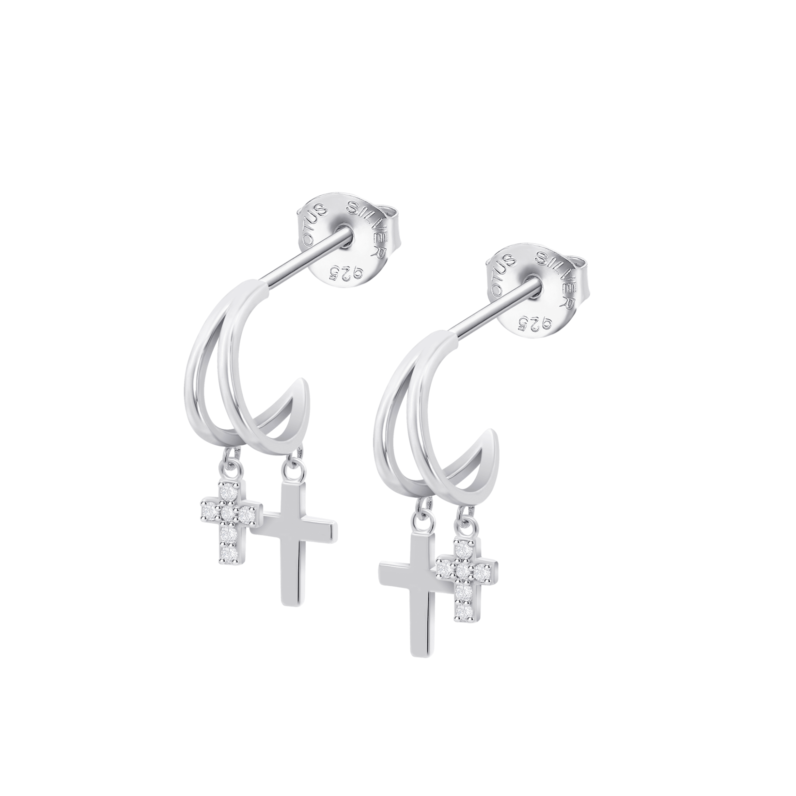 Brincos lotus silver trendy lp3936-4/1 prata, mulher_PRODUCT