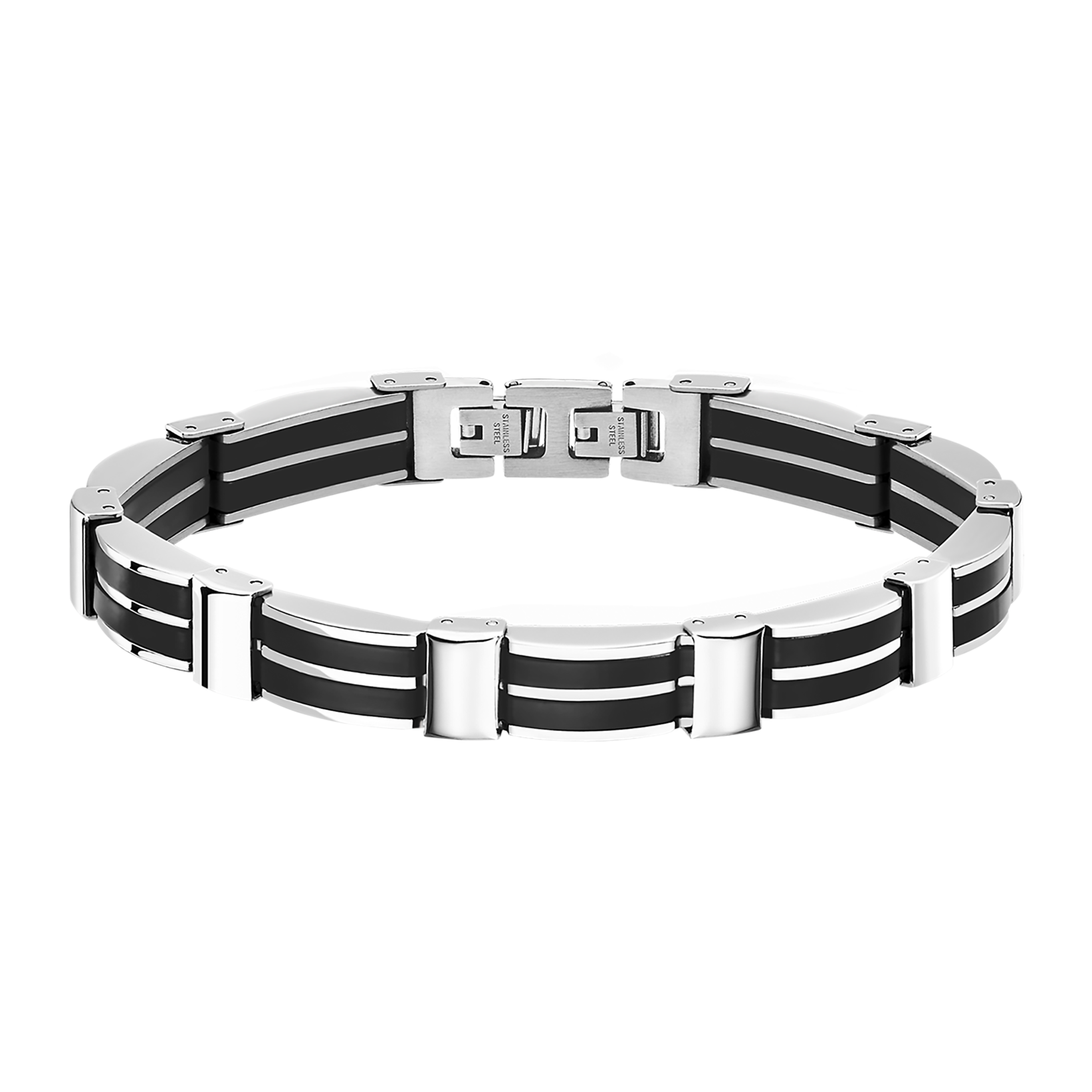 Pulseira lotus style men in black ls1878-2/3 aço, homem_PRODUCT