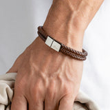 Pulseira lotus style ls2011-2/2 couro, homem