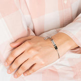Pulseira coração lotus style ls2017-2/5 316l de aço inoxidável, mulher