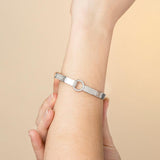 Pulseira lotus style millennial ls2025-2/4 aço, mulher