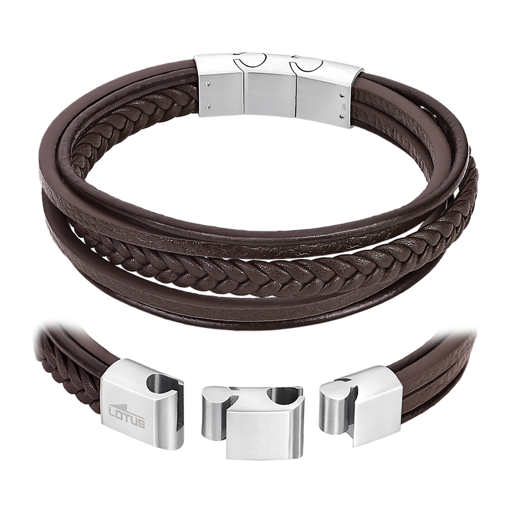 Pulseira lotus style ls2051-2/1 couro, homem_PRODUCT