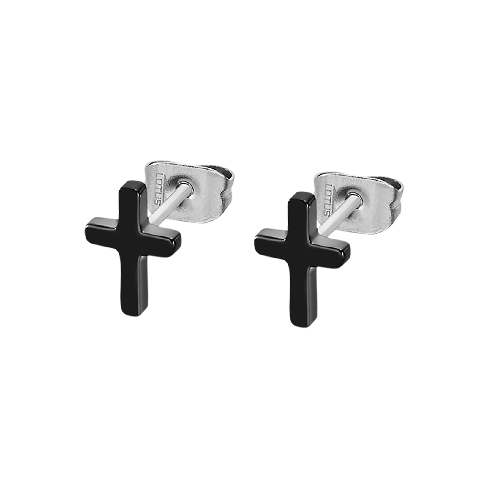 Brincos cruz lotus style ls2227-4/1 de aço inoxidável, homem_PRODUCT