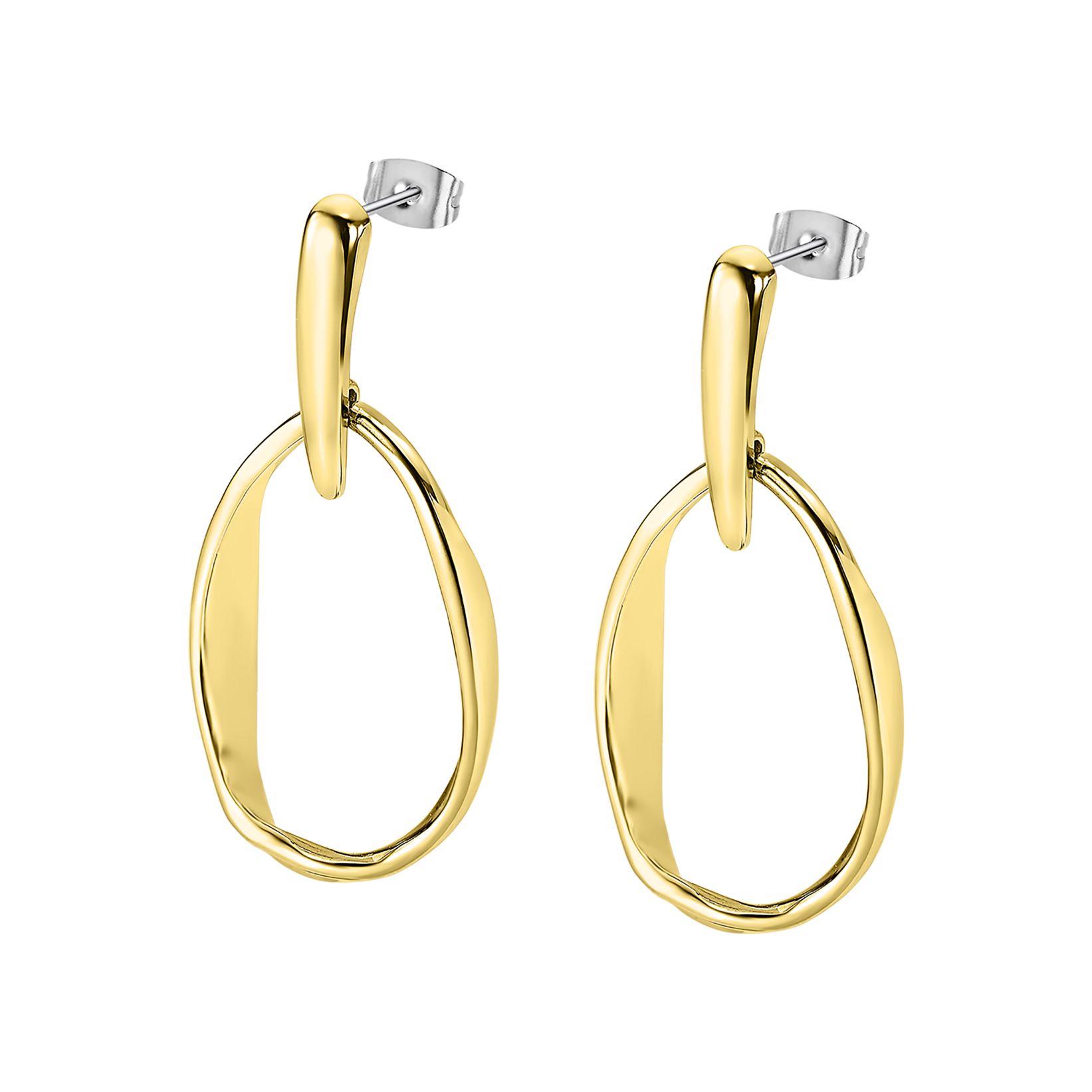 Brincos lotus style ls2565-4/2 de aço inoxidável, mulher_PRODUCT